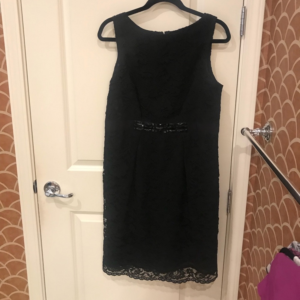 Jones New York black lace dress